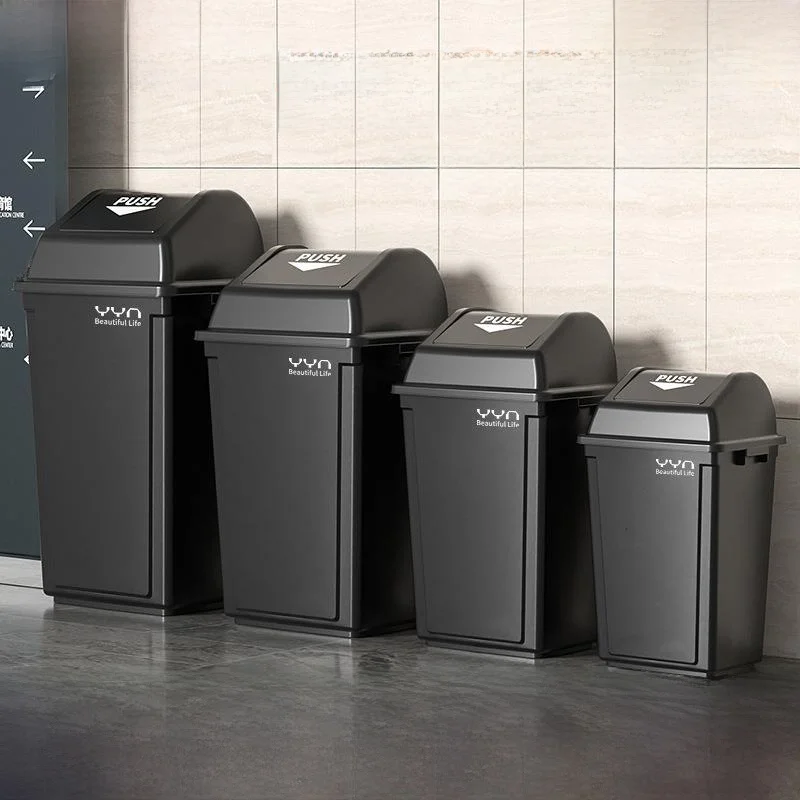 

Большой контейнер для улицы с крышкой для офиса, кофе, кухни, домашнего двора, коммерческого использования, мусорное ведро с откидной крышкой