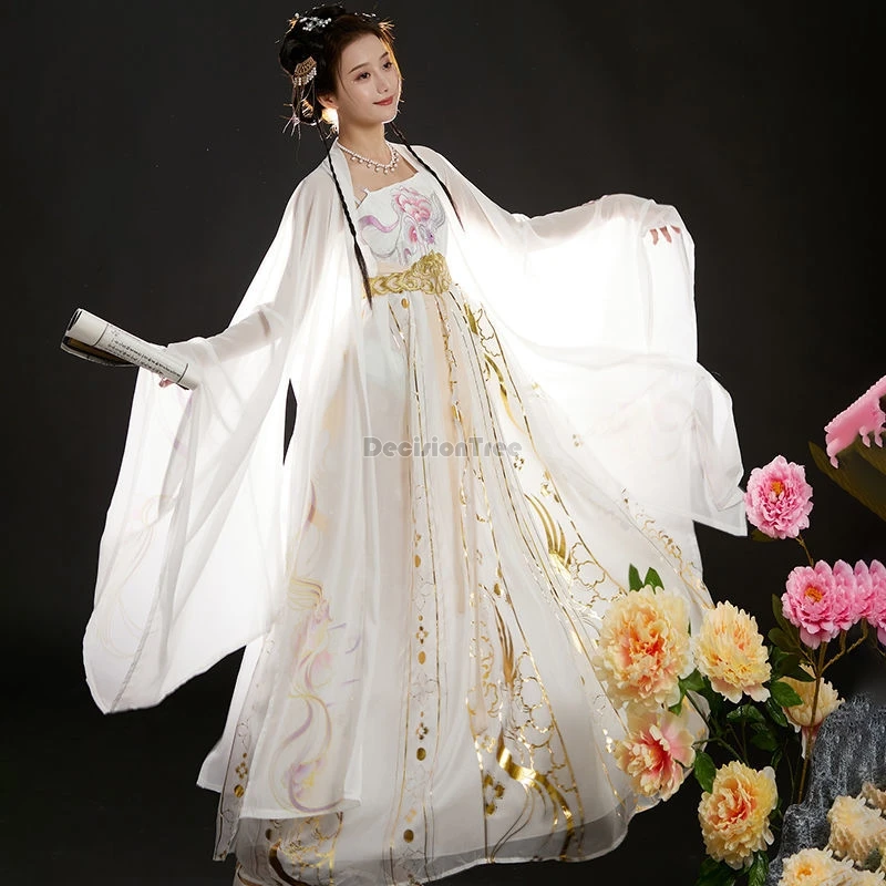 2025 chang'e same fairy exquisite gauze dress chinese tang imperial concubine gorgeous hanfu literature art temperament hanfu