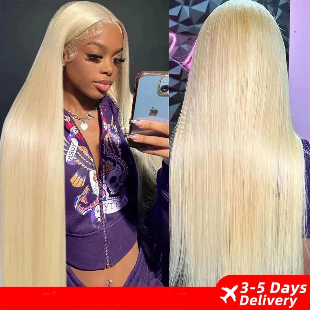 

Honey Blonde 613 13x6 Lace Frontal Wigs Vietnamese HD 13x4 Lace Front Human Hair Wigs For Women 30 38 Inch Bone Straight Human Hair Wigs