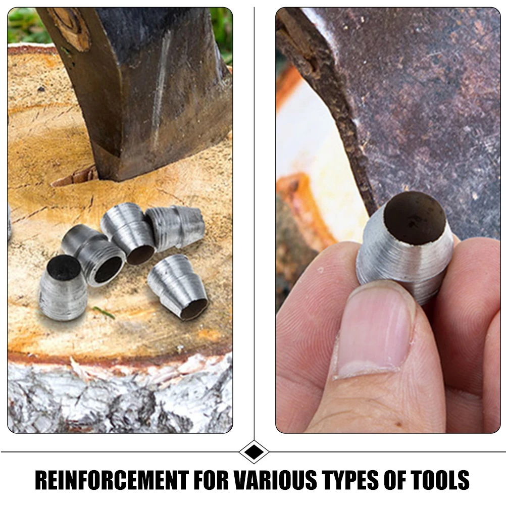 

12pcs 13Mm Hammer Handle Metal Reinforcing Tool Taper Wedge For Hammer Replacement Metal Wedge For Axe Woodworking Camping Hand