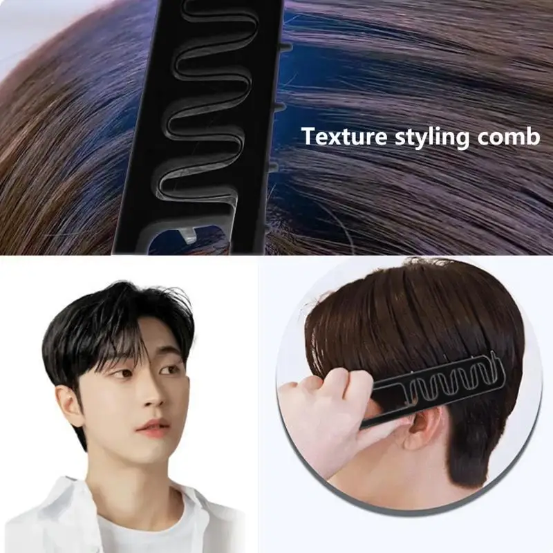 

Wide-Tooth Hair Styling Comb Hair Seam Comb Styling Bangs Combs Fluffy Hairdressing Tool Hair Root Top For Women Men