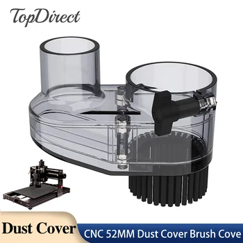 TopDirect 52mm 45mm 먼지 커버 CNC 라우터 먼지 신발 스핀들 브러시 775 스핀들 모터 조각 기계 CNC 3018 Pro 시리즈
