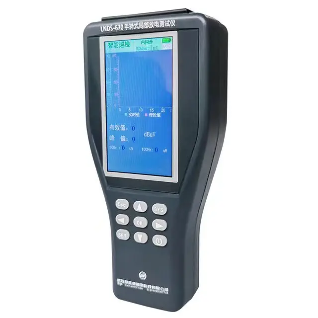 VLUUKE LNDS-670 High Accuracy IP67 Protection Aluminum Alloy Partial Discharge Tester Handheld Ultrasonic GIS Equipment 10W