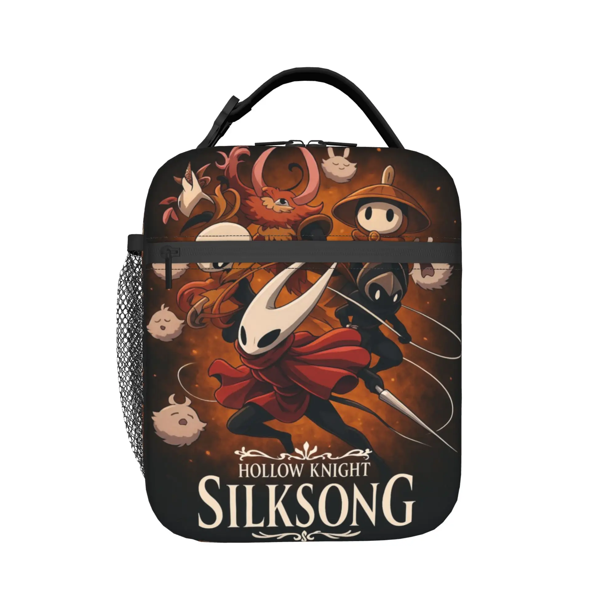 Hollow Knight Silksong Product Insulated Lunch Tote Bag For School Office  Food Container Reusable Cooler Thermal Bento Box