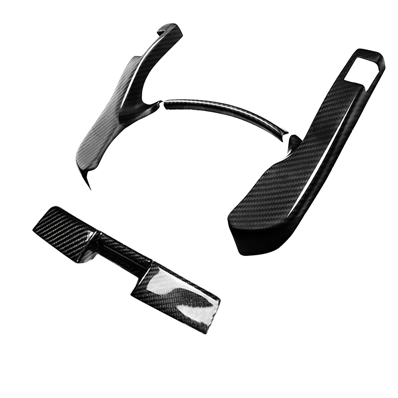For Nissan GTR35 2008-2016 Real Dry Carbon Fiber Interior Dashboard Instrument Cluster Trim Cover Split & Integrated Style