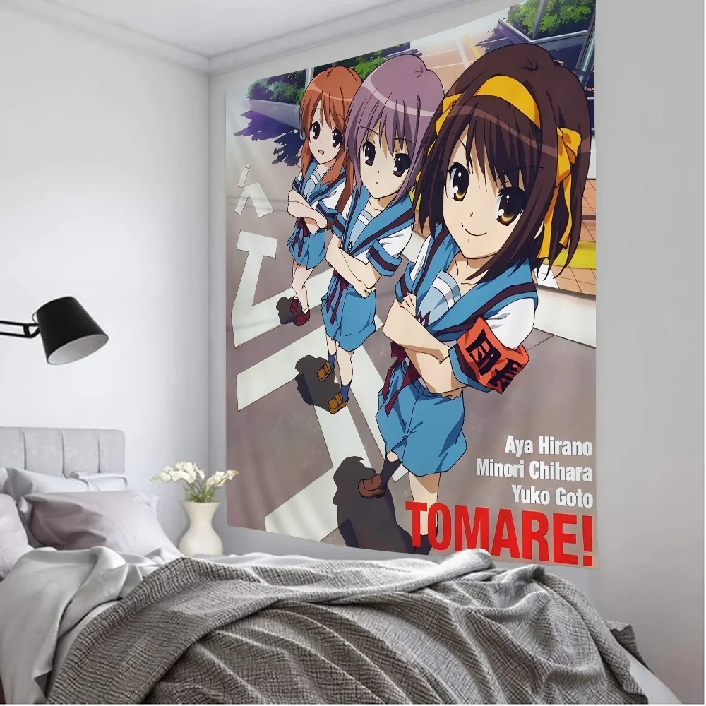 Bilibili Haruhi Suzumiya Hanging Bohemian Tapestry Cheap Hippie Hanging Bohemian Wall Tapestries Mandala Wall Hanging Decor