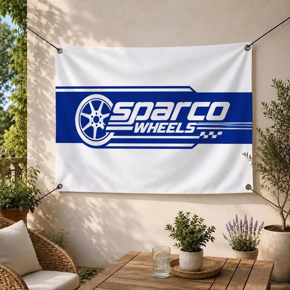 Automotive Brand Sparco Flags Flag Soft skin-friendly Durable Outdoor party Home living room bedroom Decoration