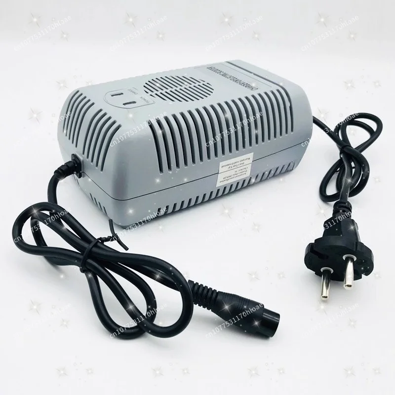 Battery car charger 48V2.5A accessories are suitable for 48V20AH batteries, round charging head for both feet