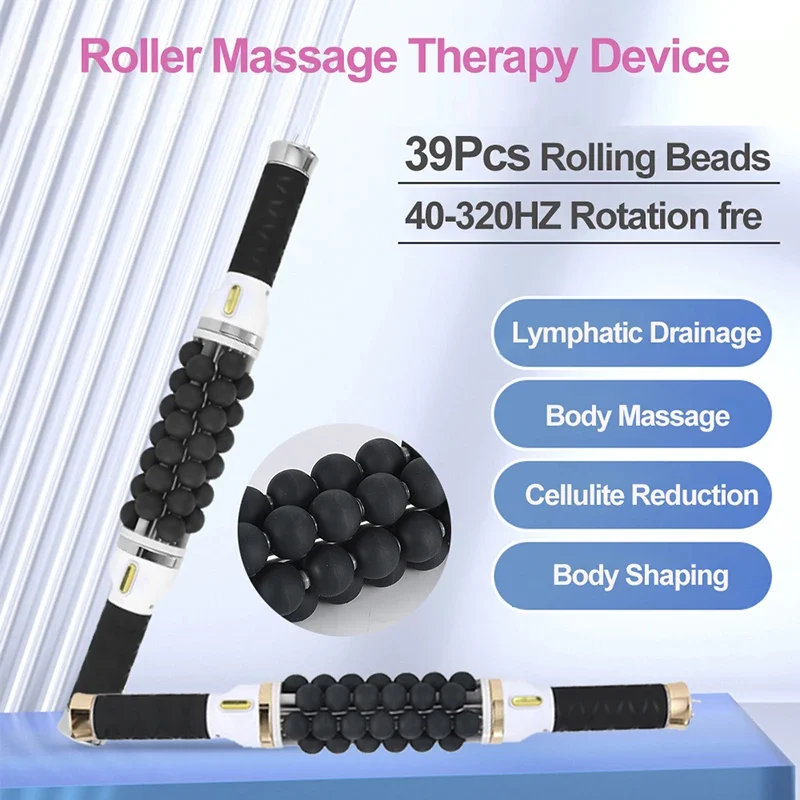 40W High Frequency Rolling Massage Machine Muscle Body Relaxing Electric Roller Fitness Anti-Cellulite Home-use Slimming Machine