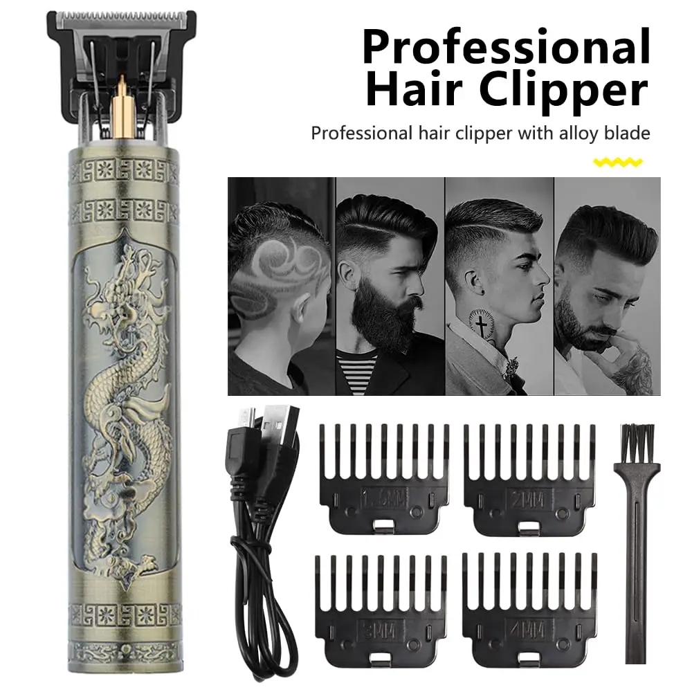 T9 Hair Clipper Repair Beard Shaving Body Hair Trimmer Clippers Corteiz Electric Machine Men Haircut Machine 0mm Barber Shaver