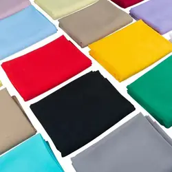 100*145cm Solid Color Poplin Cotton Fabric DIY Children's Wear Cloth Make Bedding Quilt Fabric for Girl Dress