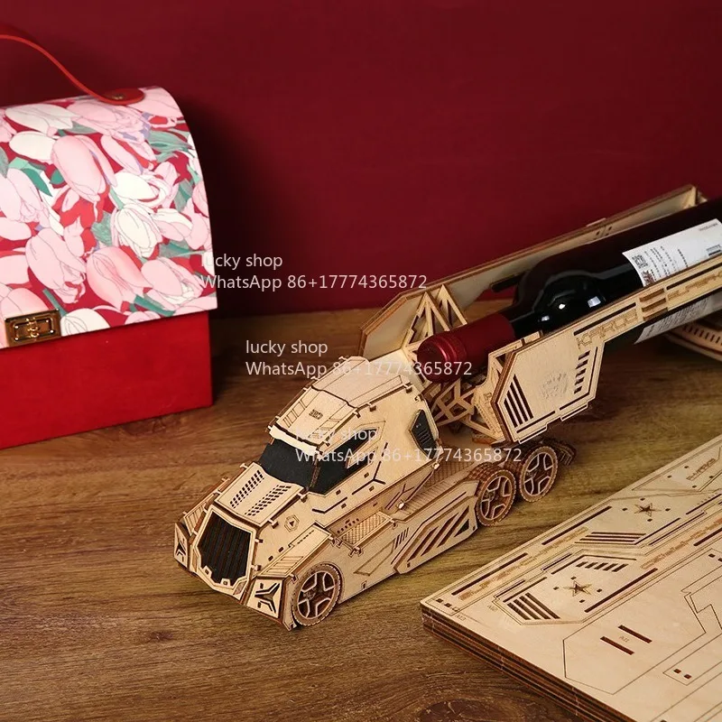 

Car Red Wine Rack Educational High Difficulty Children's Early Education Fun Creativity