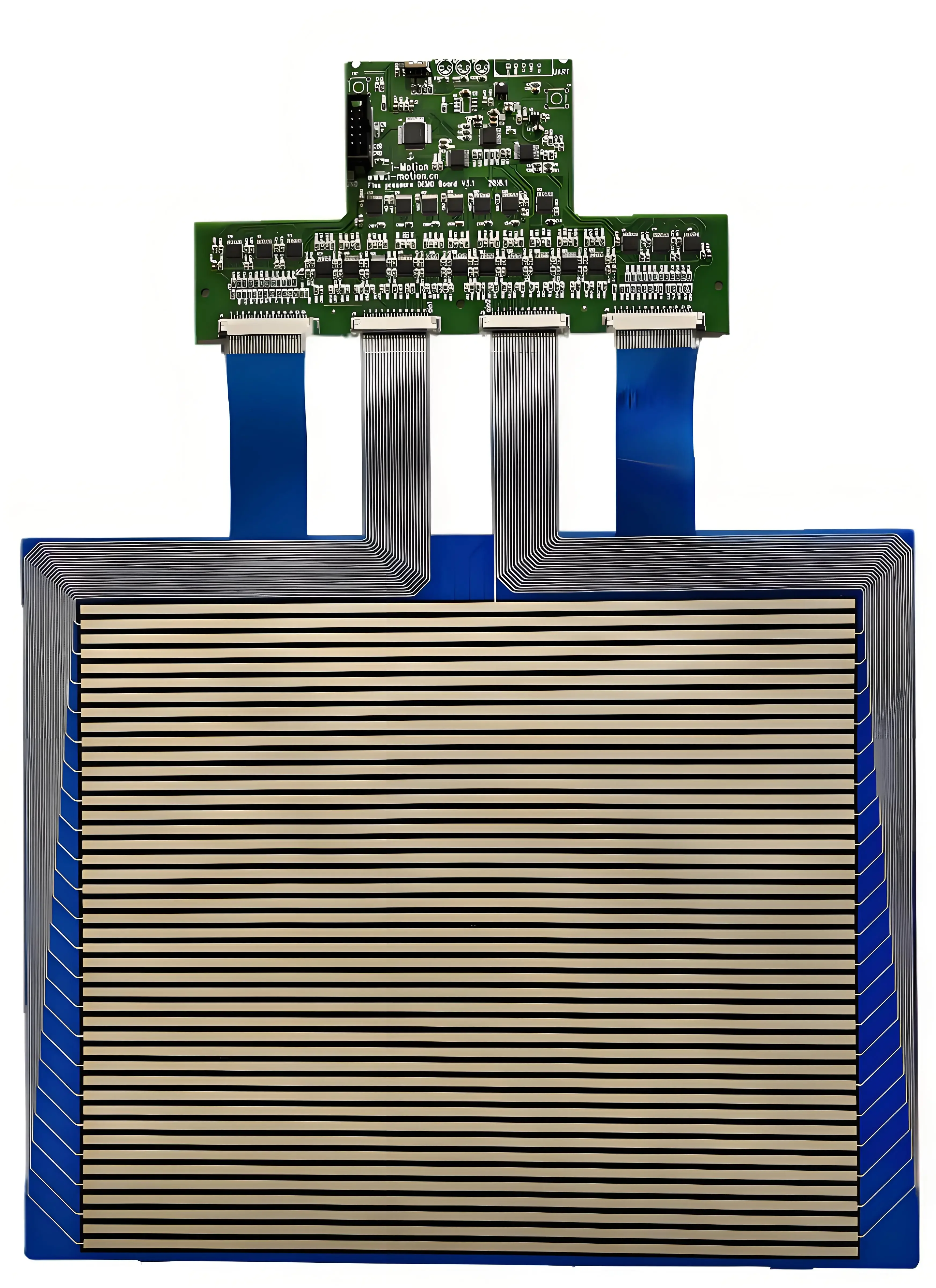 Sensore di pressione + scheda di azionamento + presa FPC Sensore di rilevamento della distribuzione della pressione del piede Sensore Fsr a matrice di cuscino del sedile intelligente