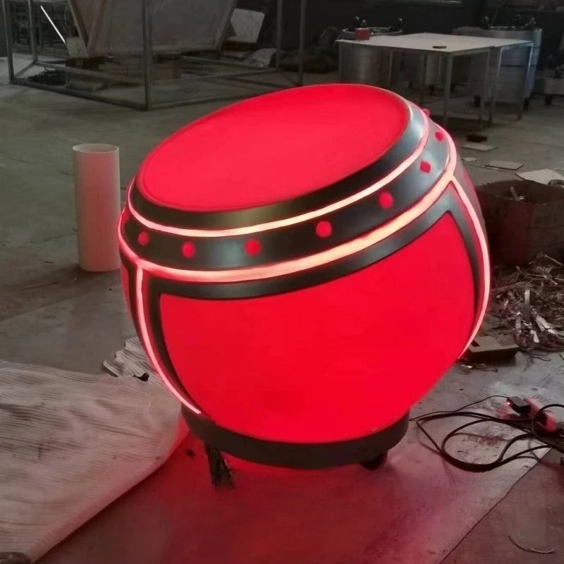 Internet celebrity luminous stage props light wave drum interactive drainage new China