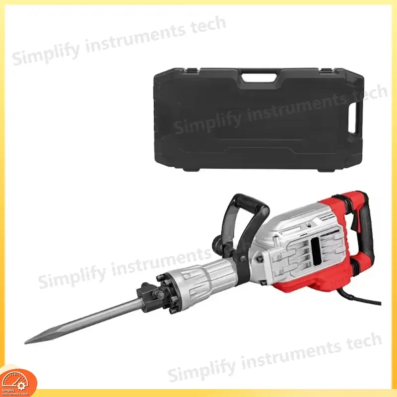 4 Inch Breaker Chisel 1700W Heavy Duty Pneumatic Jack Hammer Demolition Tool Concrete Breaking for
