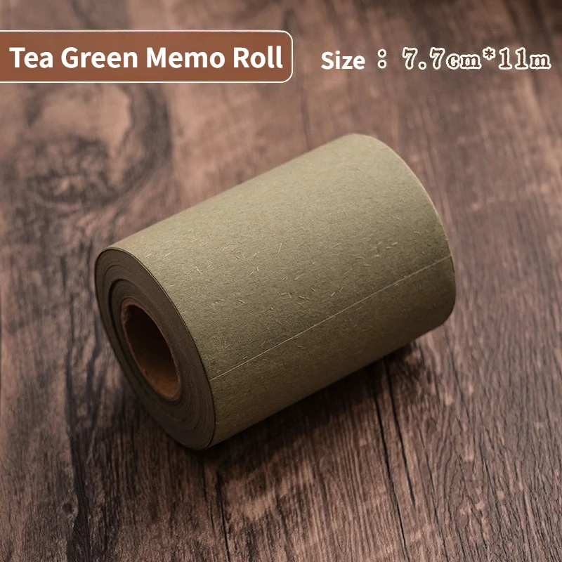 Retro & Ins Style Wooden Memo Clipboard, Hangable Non-Adhesive Rolled Notes, Blank for Notes & Messages memo pad