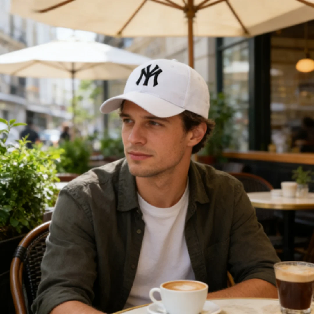 Unisex Baseballkappe mit NY-Buchstaben-Stickerei, Verstellbare Baumwoll-Dad-Mütze, Lässige Sonnenschutz-Schirmmütze für Männer und Frauen, Streetwear Sport – Detail 19