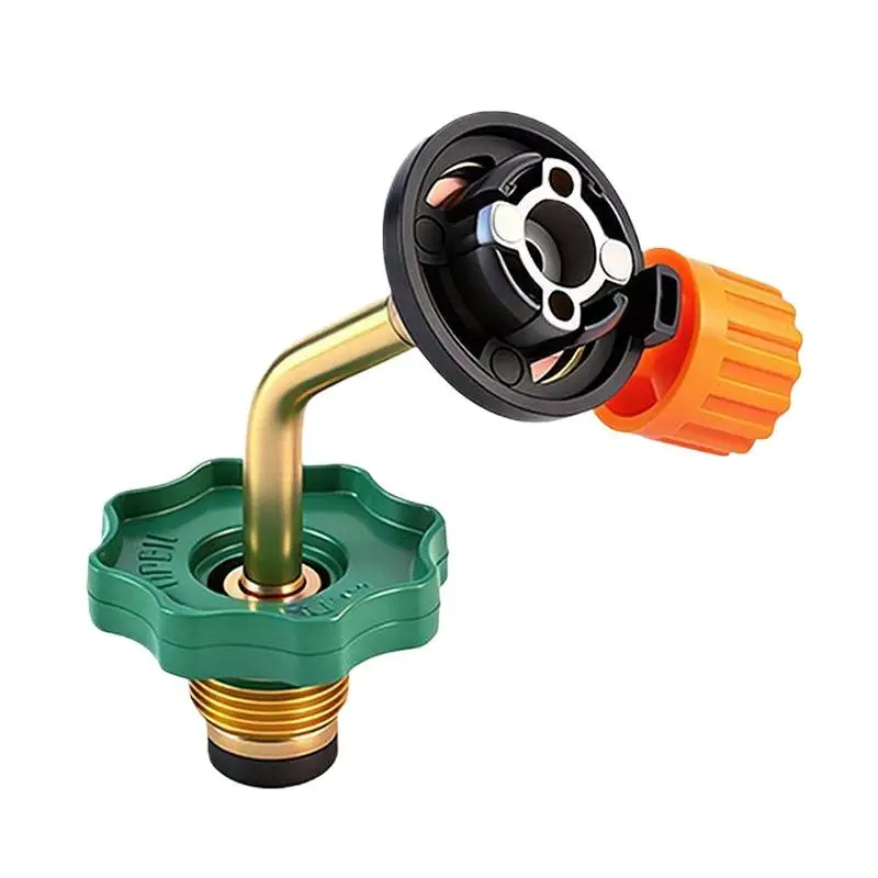 Gas Butane Cylinder Tank Charging Valve Refill Connector Adapter For Outdoor Camping Picnic Cylinder Filling Adapter