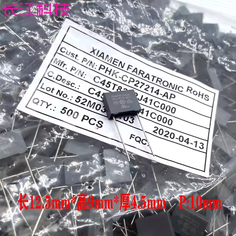 Xiamen Farah MKP65 0.0027uf 2700pf 272 530v X1 2000v 2kv capacitor C45
