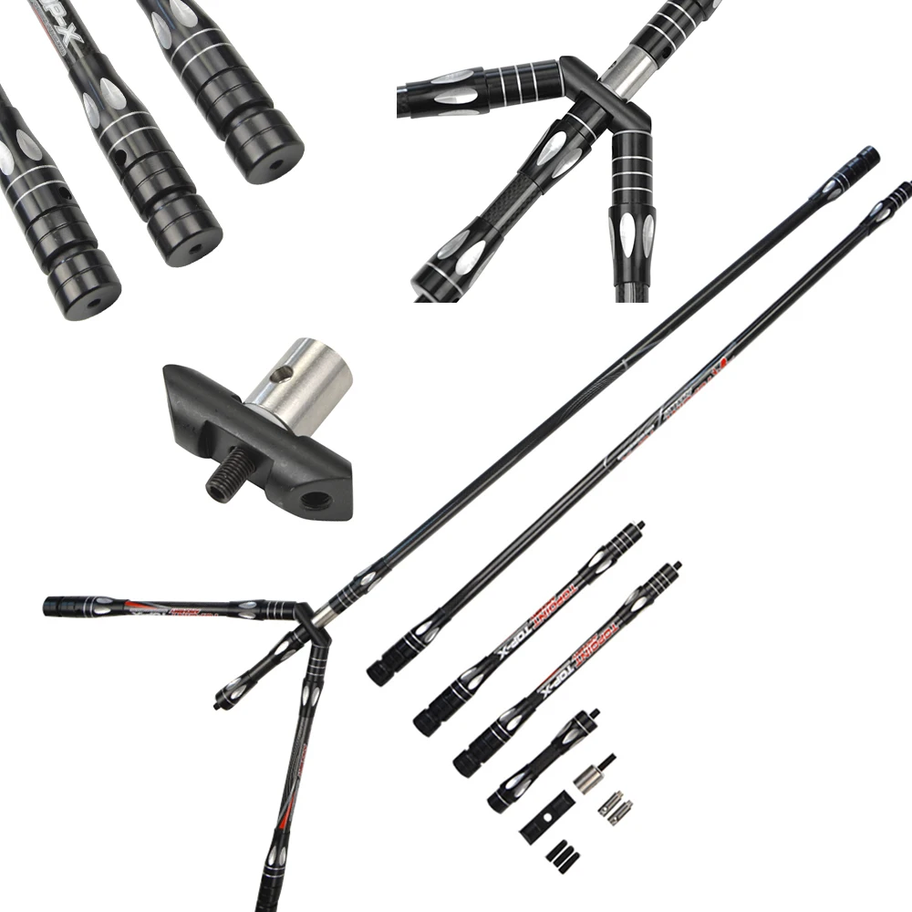 

1set Archery Balance Bar 5/10/30inch Bow Stabilizer Shooting Shock Absorber Damper Rod Bow Arrow Outdoor Hunting Target Acc