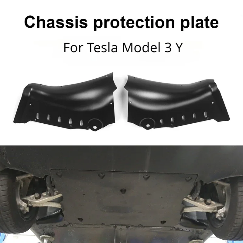 2 pezzi per Tesla Model 3 Model Y protezione del tubo del liquido di raffreddamento in acciaio al carbonio telaio dell\'auto copertura protettiva del