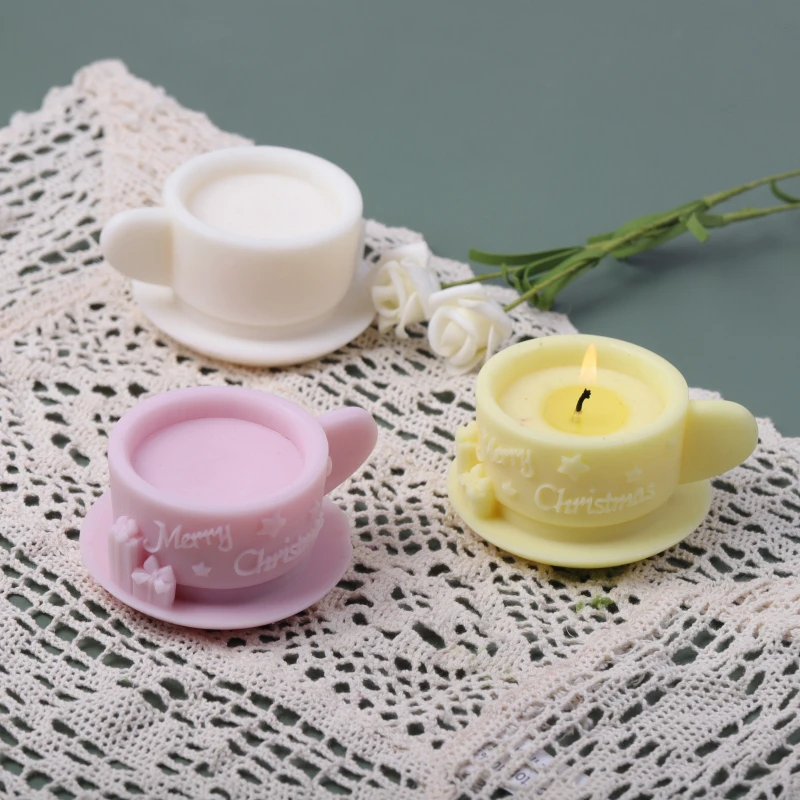 

Кофейная кружка, силиконовая форма, рождественская чашка для чая с молоком, ароматерапевтическая свеча, мыло, гипсовая форма, домашний декор, набор для изготовления шоколадного торта, льда