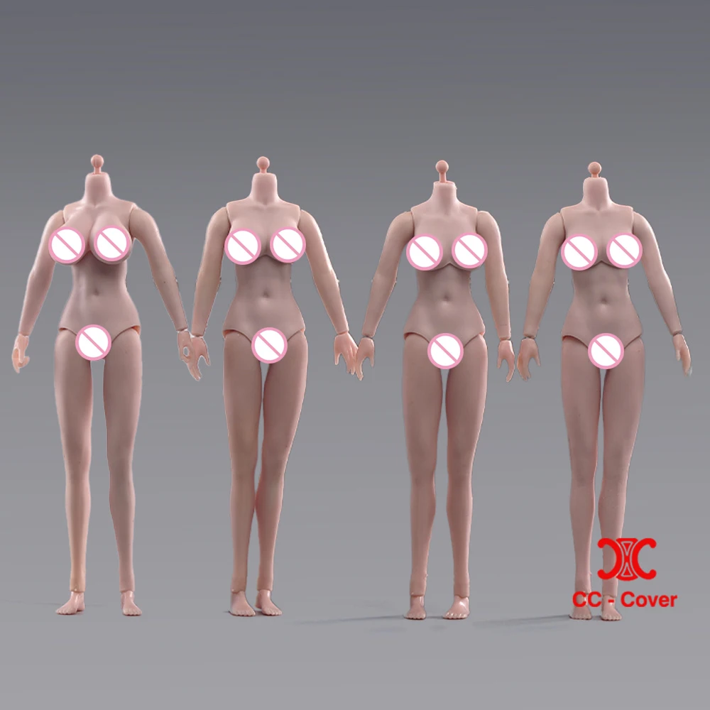 1/12 pele de trigo super flexível silicone conjunta corpo feminino 6 polegada grande meados pequeno peito mulher soldado figura ação modelo boneca brinquedos
