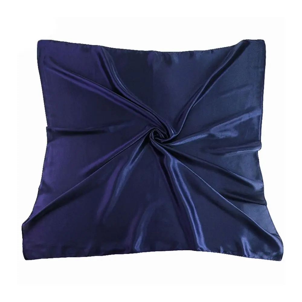 

Роскошный атласный квадратный платок 90*90 см, тонкая ткань, шаль в винтажном стиле, шарфы, солнцезащитный крем, гладкая текстура, повязки на голову, галстуки