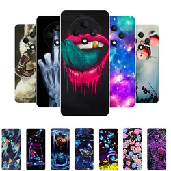 For OPPO Reno 12F 5G Case Reno12 FS Bumper Soft TPU Cartoon Printed Silicone Back Cover for OPPO Reno 12F CPH2637 Fundas Reno12F