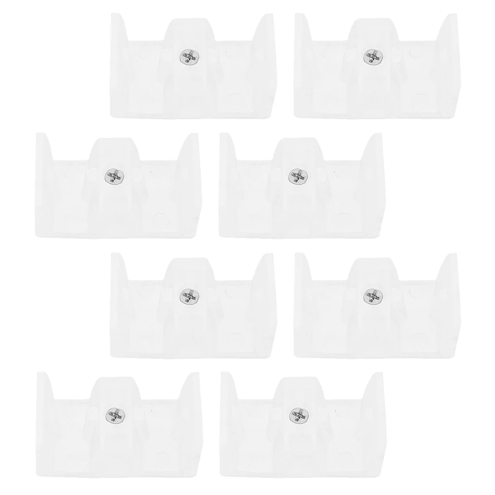 

8PCS Limiter Bump Stopper Shower Door Parts AntiCollision NoiseReduction Guide Block Sliding Component Glass Door Stopper