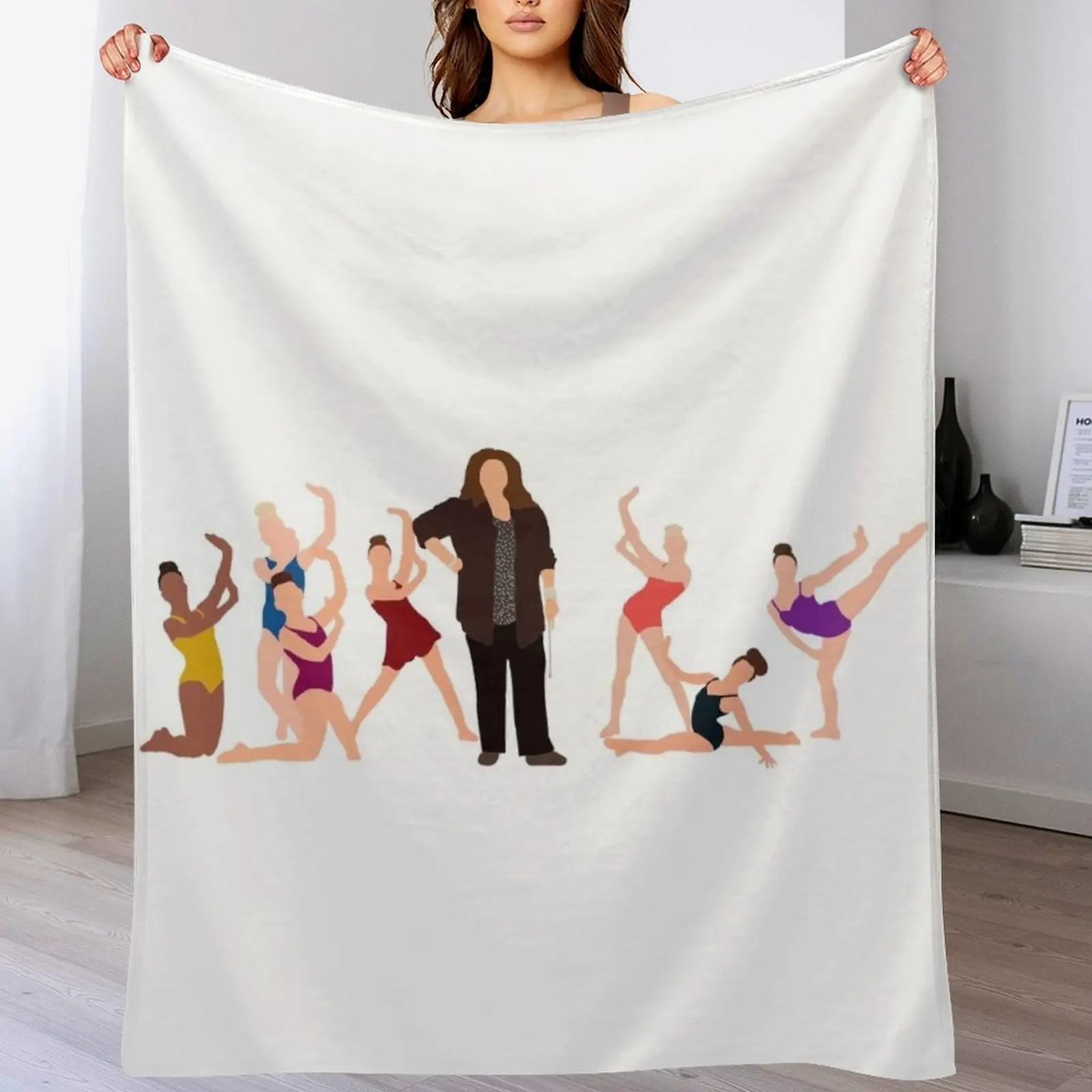 

dance mom girls and abby lee miller Throw Blanket Soft Breathable Blanket for Night Sleeping