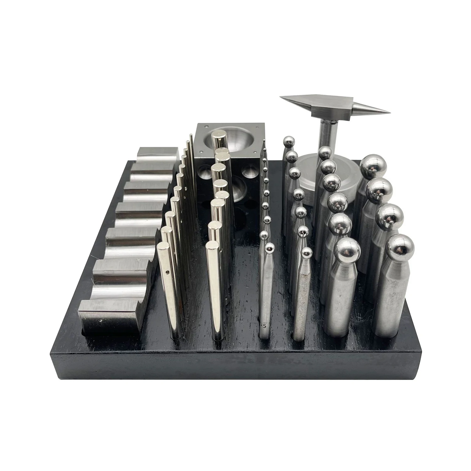 Kinway Professional Jewelry To - Dapping Block And Punch Set Jewelry Doming review and price