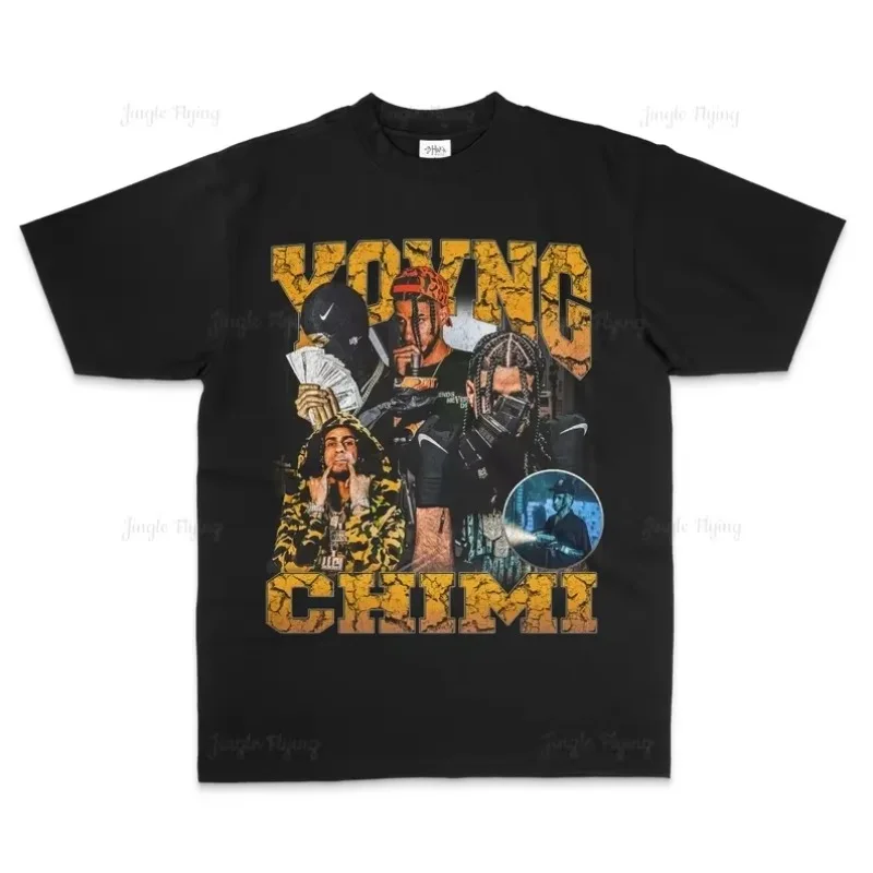 Yovng Chimi Style Vintage t-shirt t-shirts de haute qualité personnaliser unisexe sur la taille doux respirant