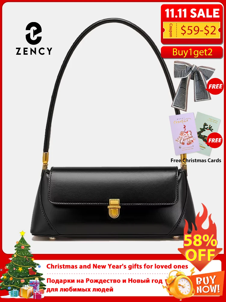 

Zency высококачественные дизайнерские сумки, модная женская кожаная сумка через плечо, сумки во французском стиле, женская сумка под подмышек с застежкой-молнией для свиданий
