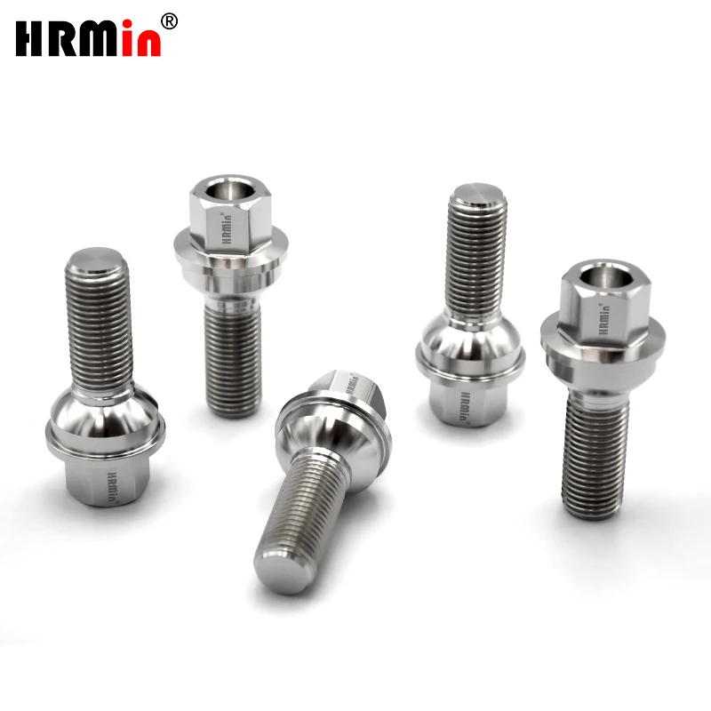 

Высококачественный титановый болт HRMin M14*1.5*28мм Gr.5 с шариковым седлом для колесных дисков Mercedes-Benz V300