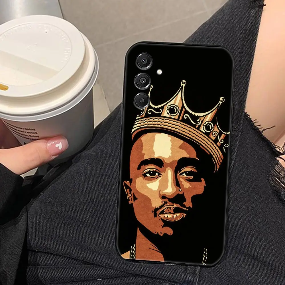 Phone Case For Samsung A07 A06 A05S A04 A10 A03S A10 A12 A13 A21S A24 A30 A50 A60 NOTE 10 20 M16 M33 M53 Cover Rapper 2pac Tupac