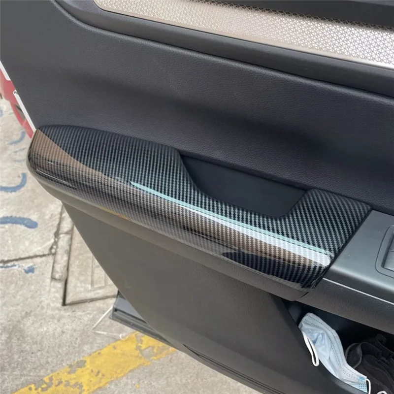 

For Honda CR-V CRV 2023 2024 Car Window Lift Button Switch Panel Cover Door Handle Bezel Trim ,ABS Carbon Fiber