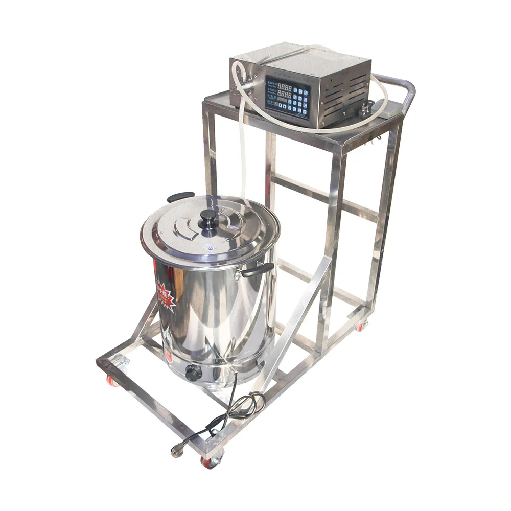 Stainless Steel Paste Soap Tea Wax Crystal Jelly Candle Filling Machine Automatic Honey Lipstick Pouring Machine