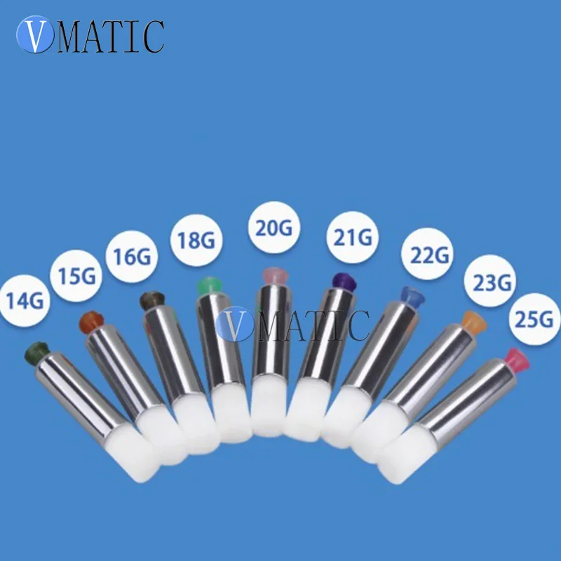 Professional 10mm Round Brush Tip Nozzle for Glue Dispenser - Soft Bristle Precision Adhesive Applicator with Universal Thread