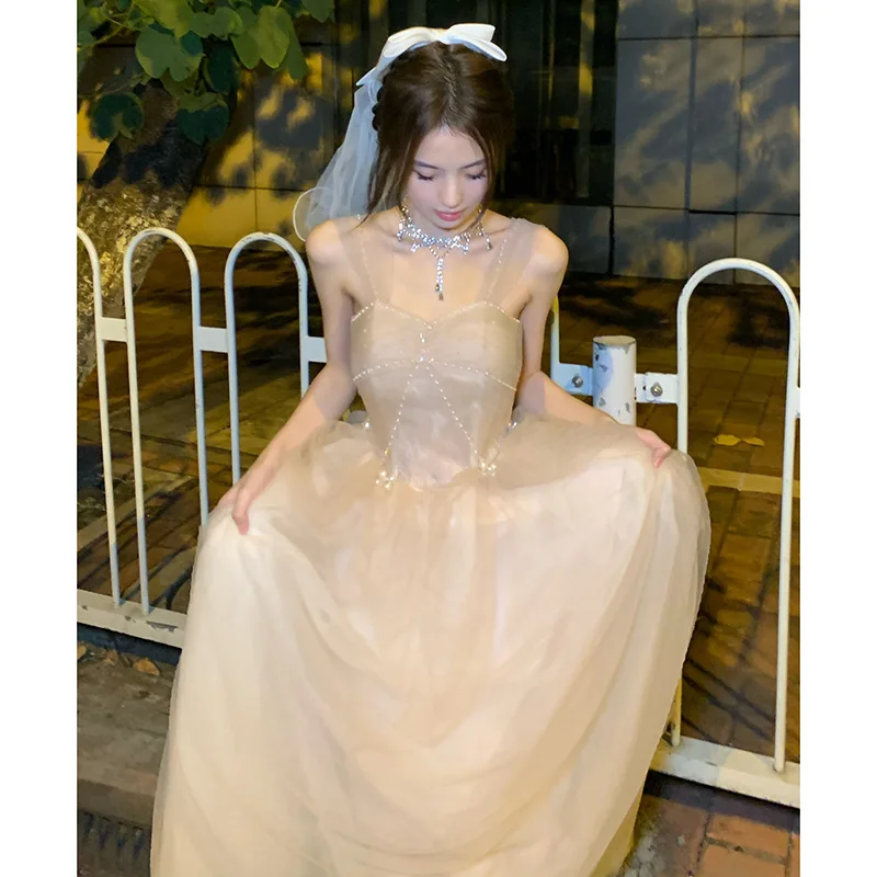 vestidos de 15 quinceañera Women evening high-end banquet temperament, light luxury niche adult ceremony birthday princess dress