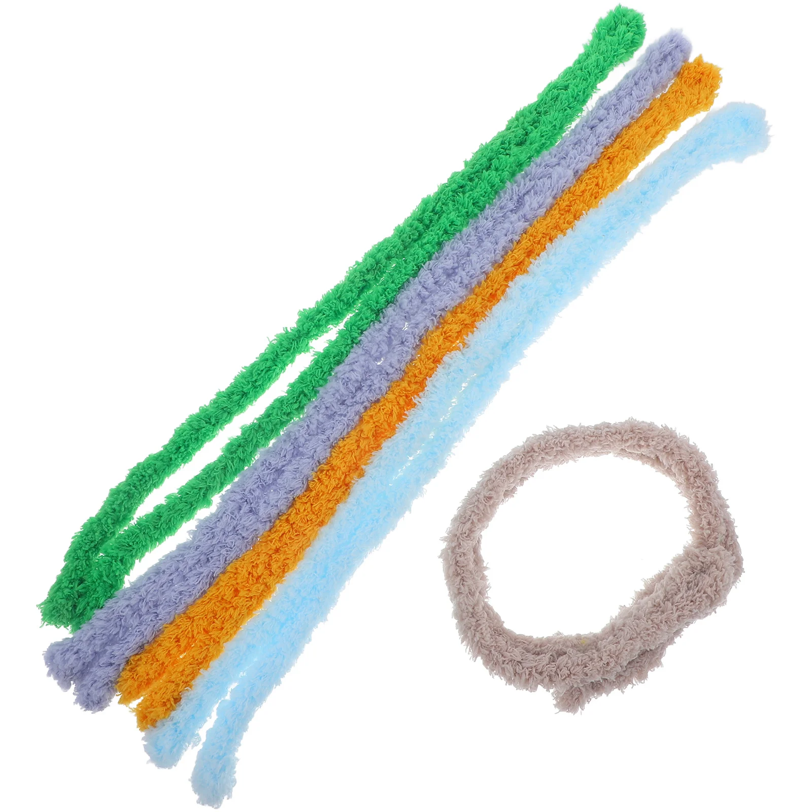 5 قطعة DIY الشنيل ينبع قضبان الملتوية للأطفال الحرفية صنع مختلط الألوان انحناء القضبان الإبداعية اليدوية لوازم للتعلم #6