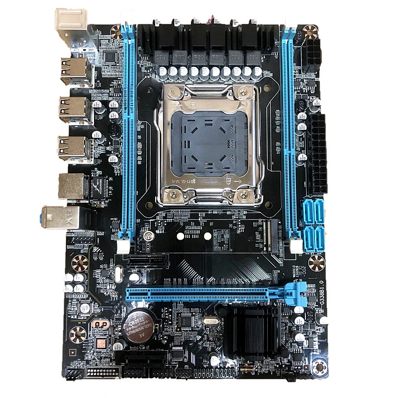 X79-H61 computer main board LGA2011 pin Support server memory E5 2660cpu set