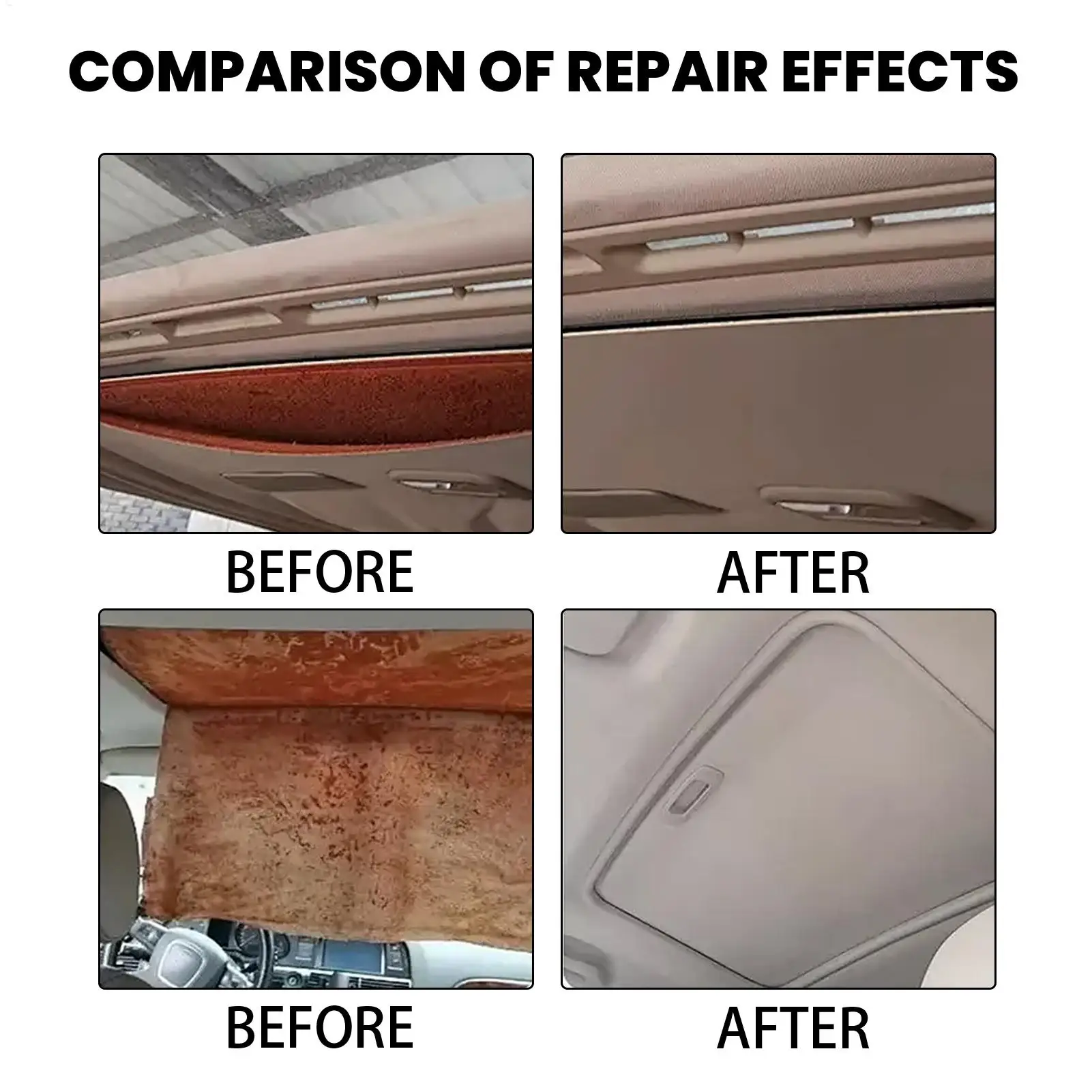 Headliner Repair Glue 100g Car Upholstery Glue Automotive Strong Adhesive with Brush Inside Repair for Leather Polyester Sponge view 3