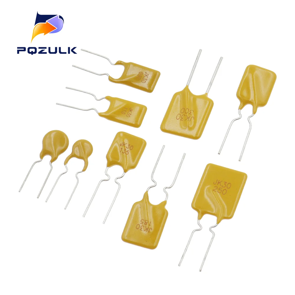 10PCS Resettable Fuse 30V PTC Polymer PPTC DIP JK30 0.5A 0.75A 0.9A 1.1A 1.35A 1.6A 1.85A 2A 2.5A 3A 4A 5A 6A 7A 8A 9A 10A JinKe