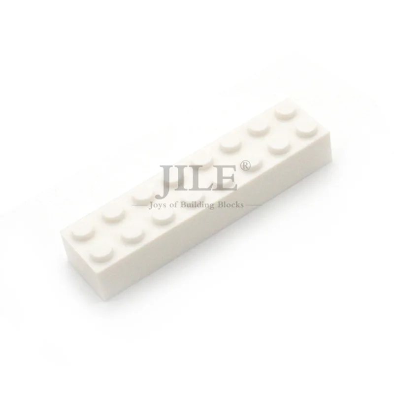 40 stks Moc Bouwsteen Dikke Baksteen 2x8 3007 DIY Creatieve Enlighten Basics Klassieke Sets Compatibel Assembleert Deeltjes speelgoed