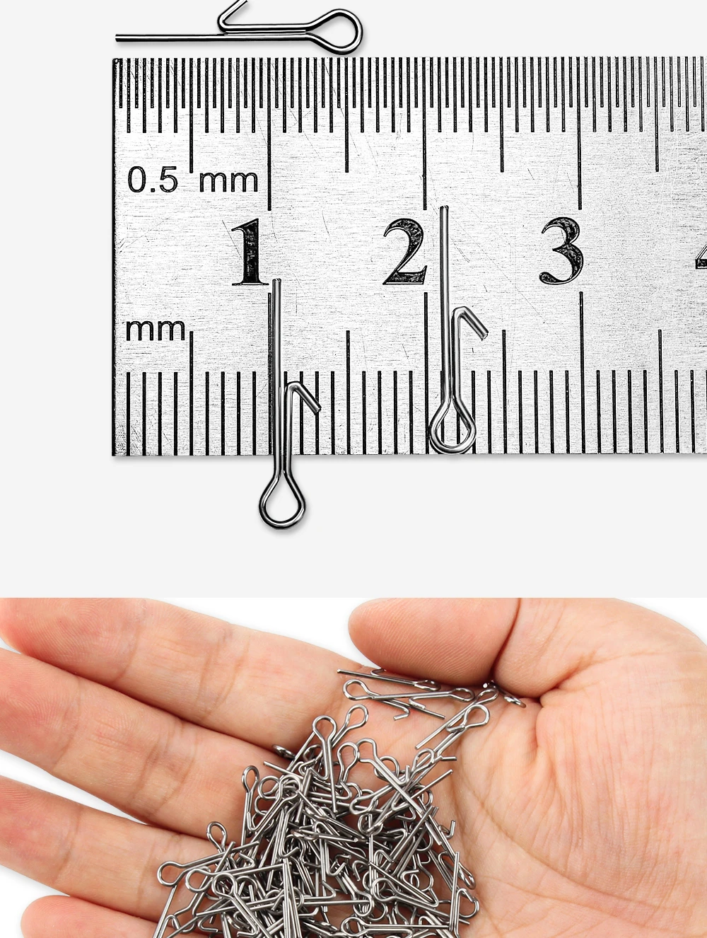 Palisander Angeln Köder Stinger Spike Verbindungs Pins Nadel Wirbel Für Weiche Köder Köder Feste Lock Assist Zubehör Tackle 100 stücke – Detail 4