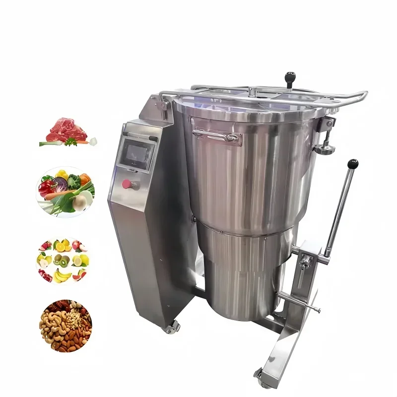 

60L Hummus Chopper Food Processor Machine 11kw Variable High Speed Floor Standing Cutter Mixer for Broccoli Potato Mash
