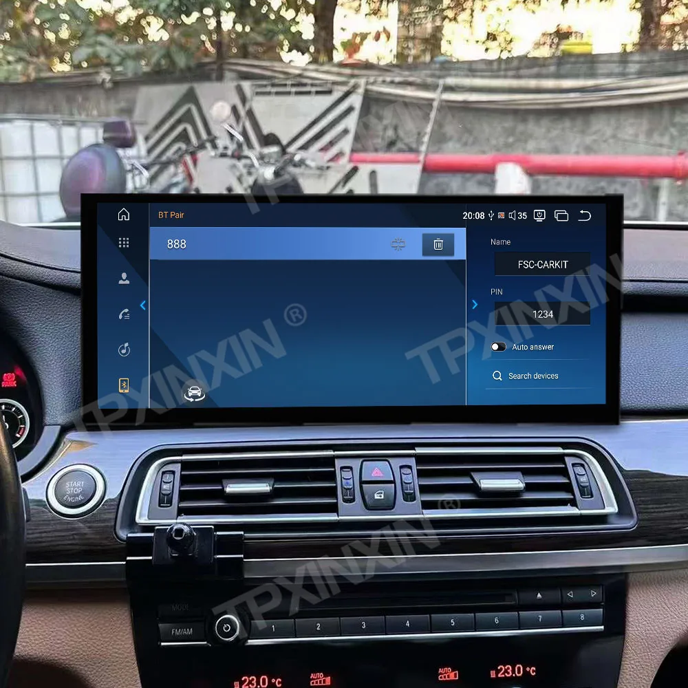 15.8 بوصة 2K HD شاشة CarPlay أندرويد 13 لسيارات BMW 7 Series 2011-2017 كوالكوم راديو السيارة مشغل وسائط متعددة GPS Navi Head Unit #5