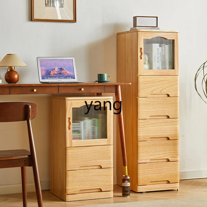 خزانة تخزين ملفات بأدراج من الخشب الصلب TGF مع خزانة صغيرة للمكتب لخزانة بيانات الباب #5