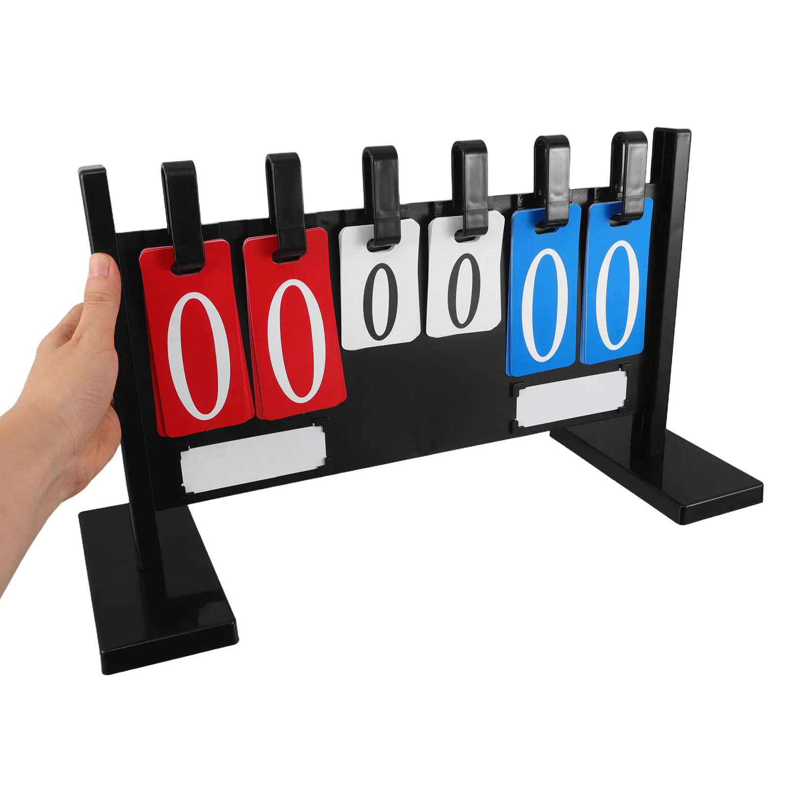 

Multifunctional Weatherproof Flip Scoreboard Portable Tabletop Sports Score Keeper for Basketball Football Tennis Soccer
